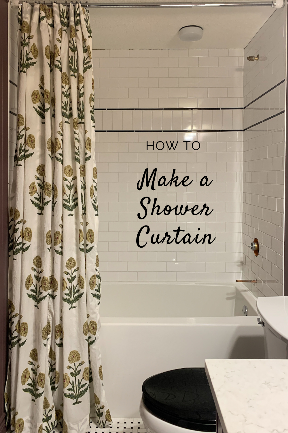 Diy Full Length Shower Curtain Erin