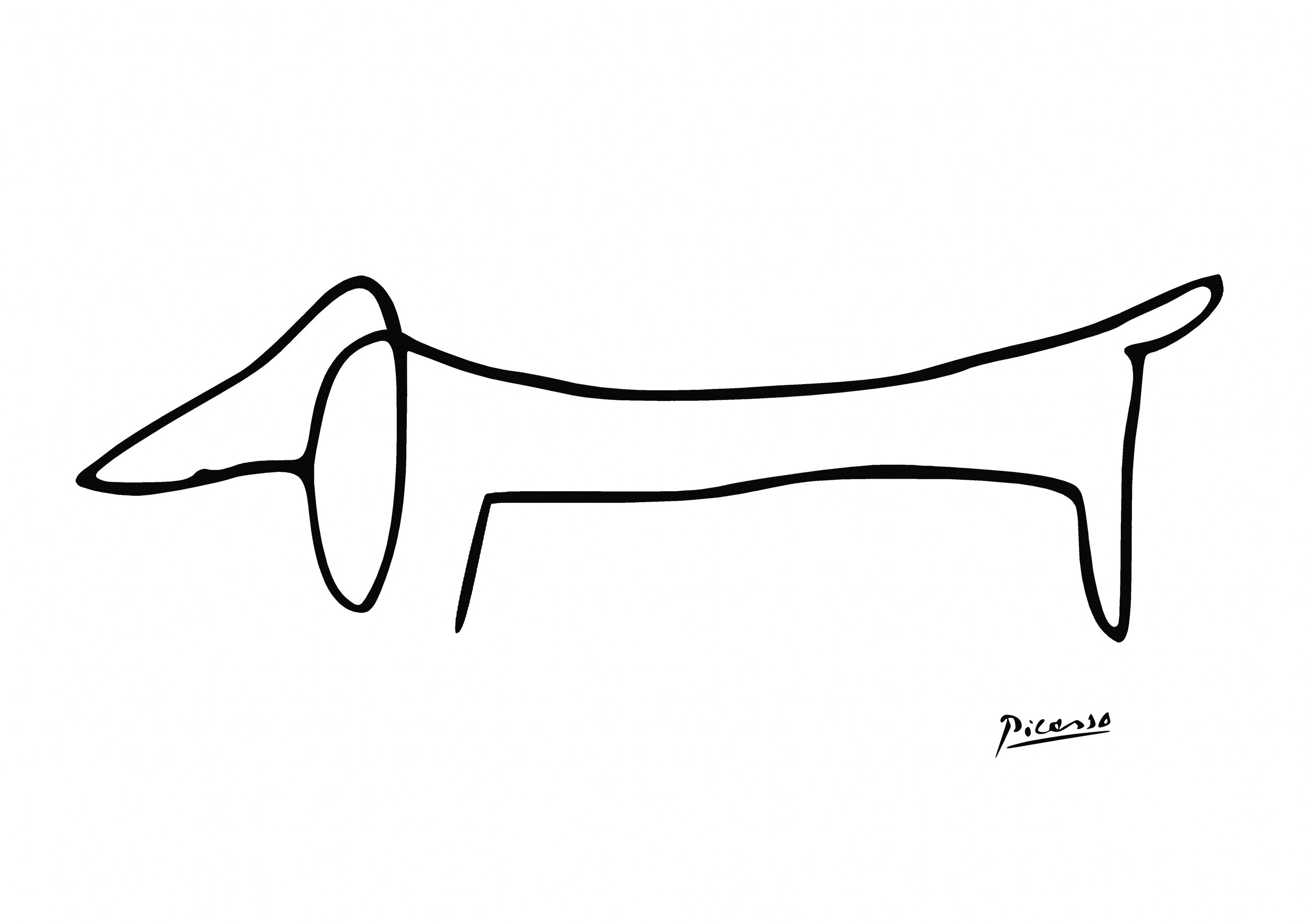 Picasso line art 