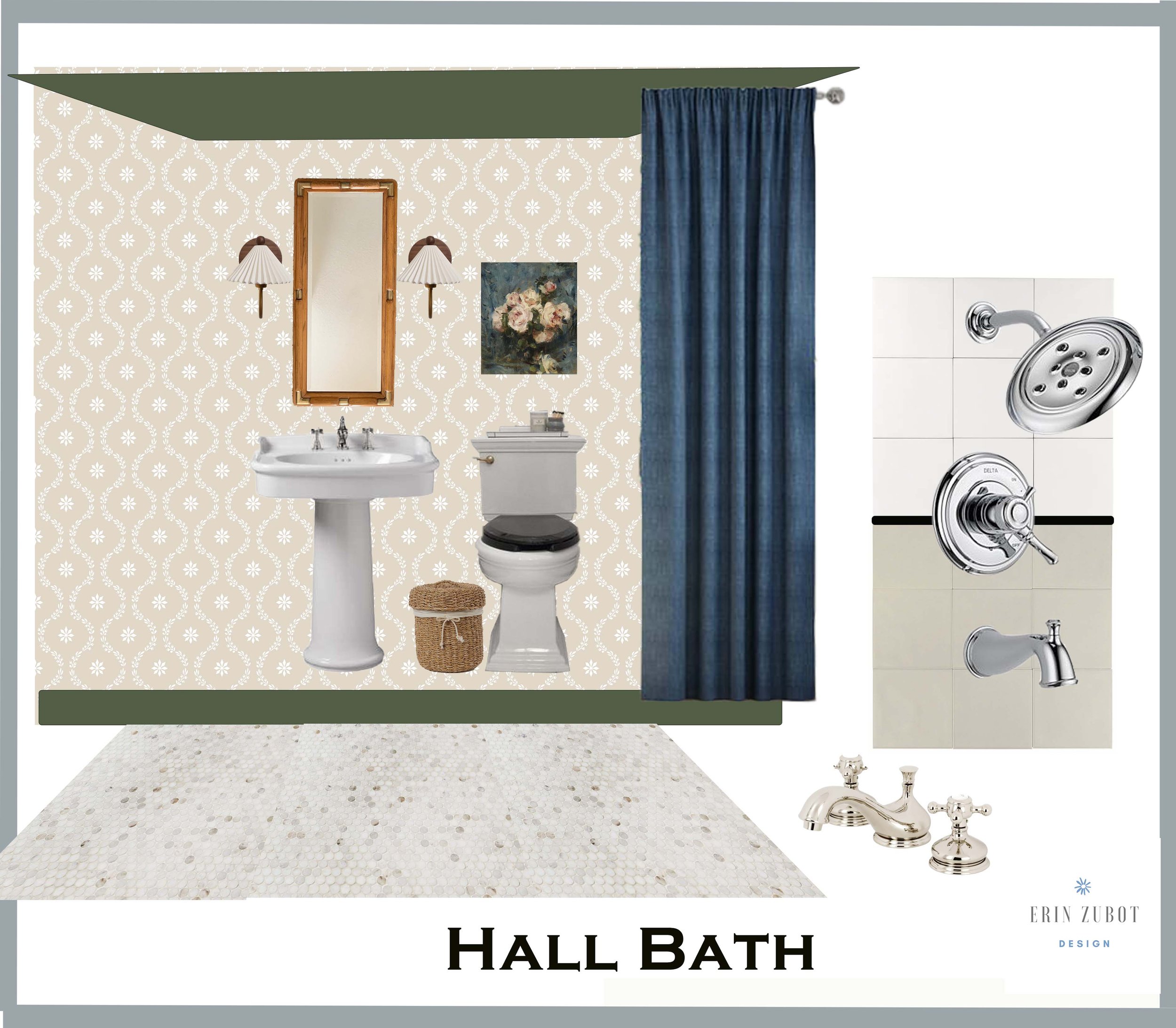 One Room Challenge Spring 2022 Week 1 – The Hall Bath