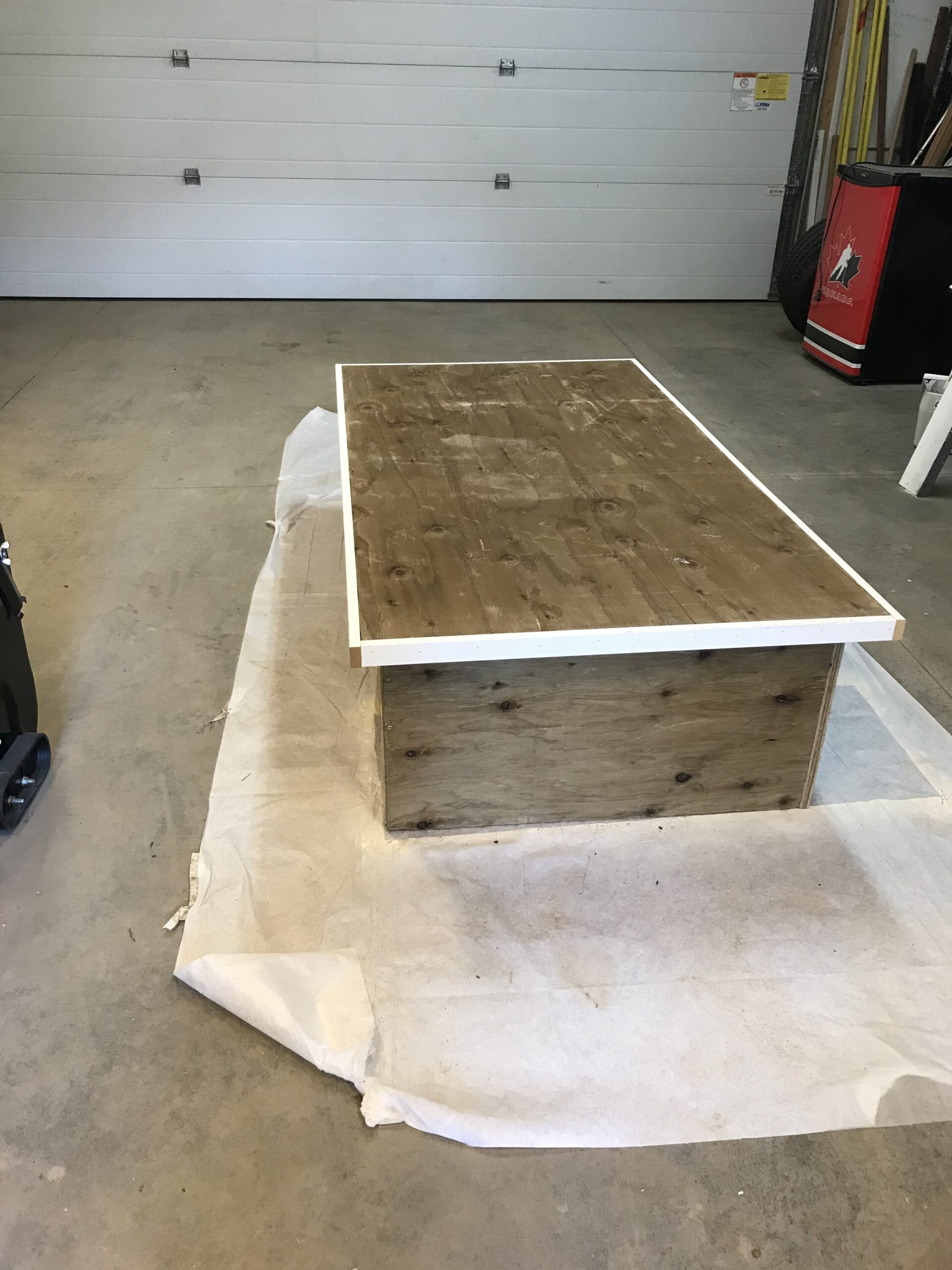 plywood coffee table shell 