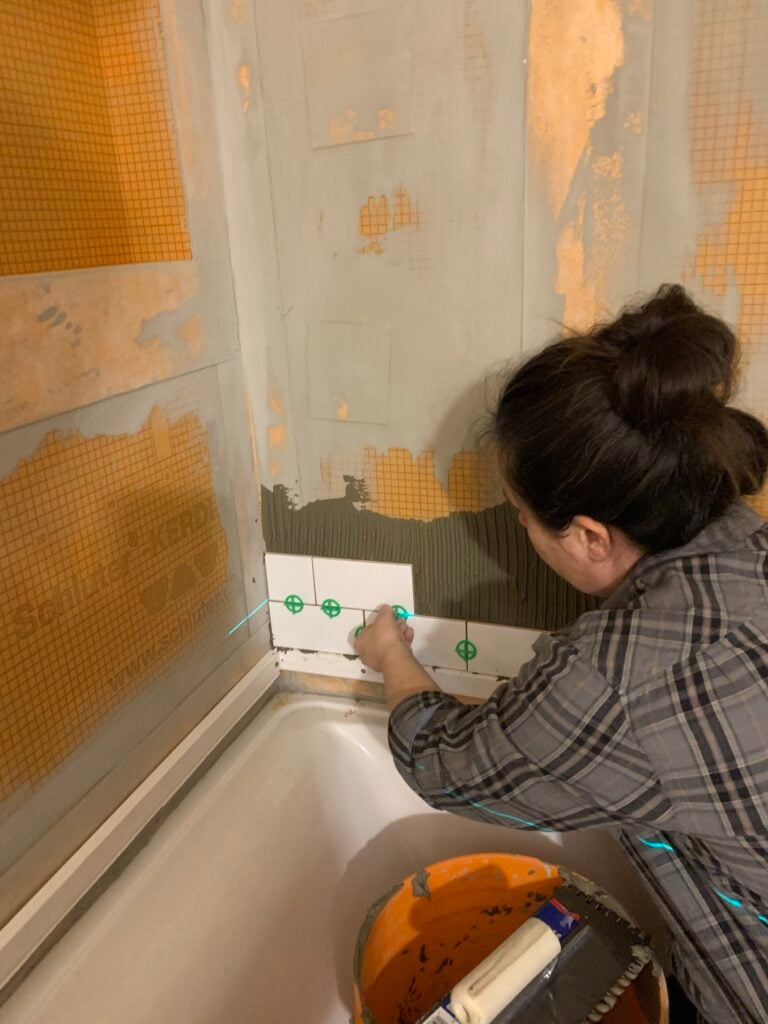 How to Install Tile in your Bathroom Shower, Step by Step - Erin Zubot ...