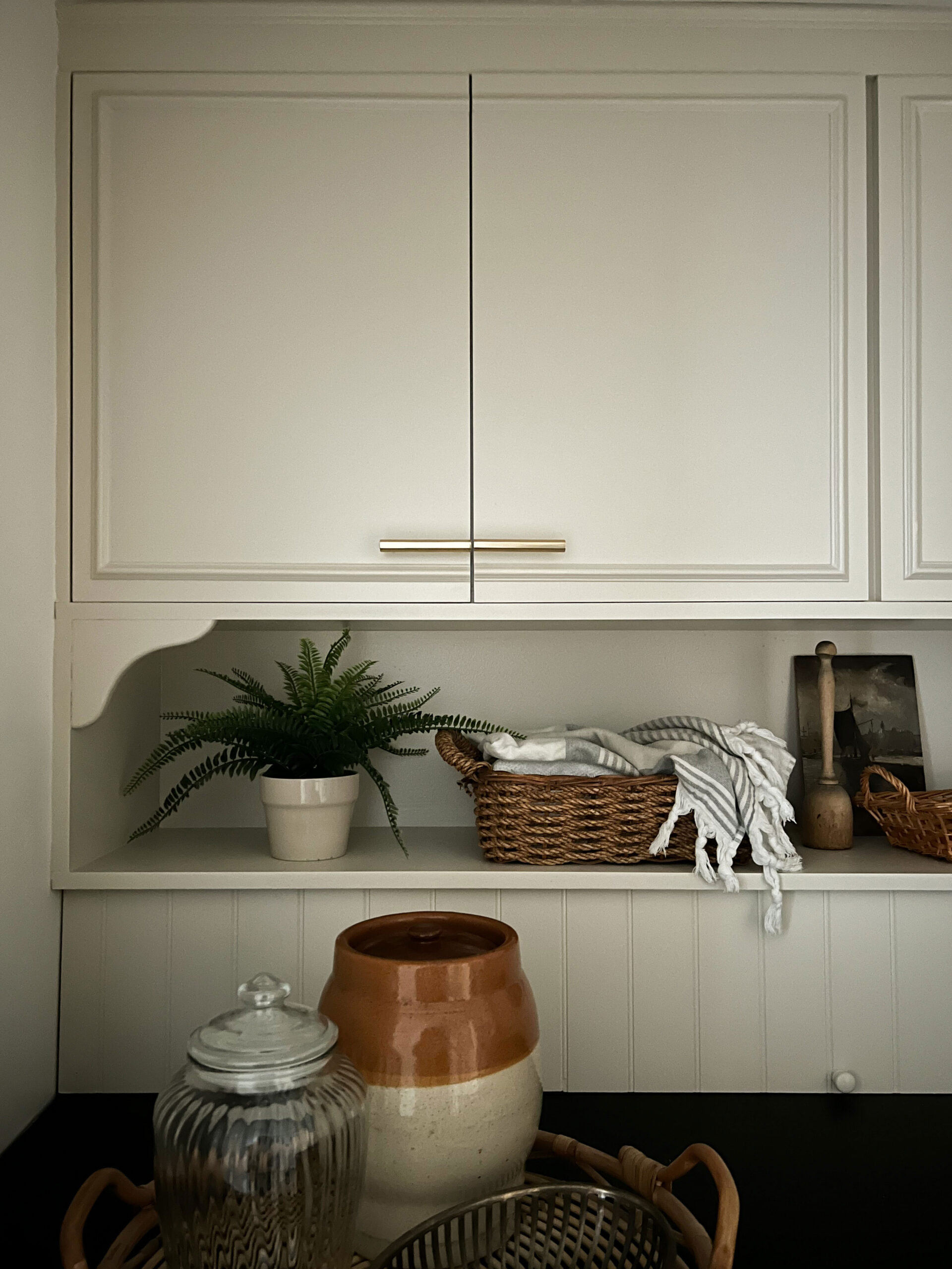 I Painted our Kitchen Cabinets Red! - The Wicker House