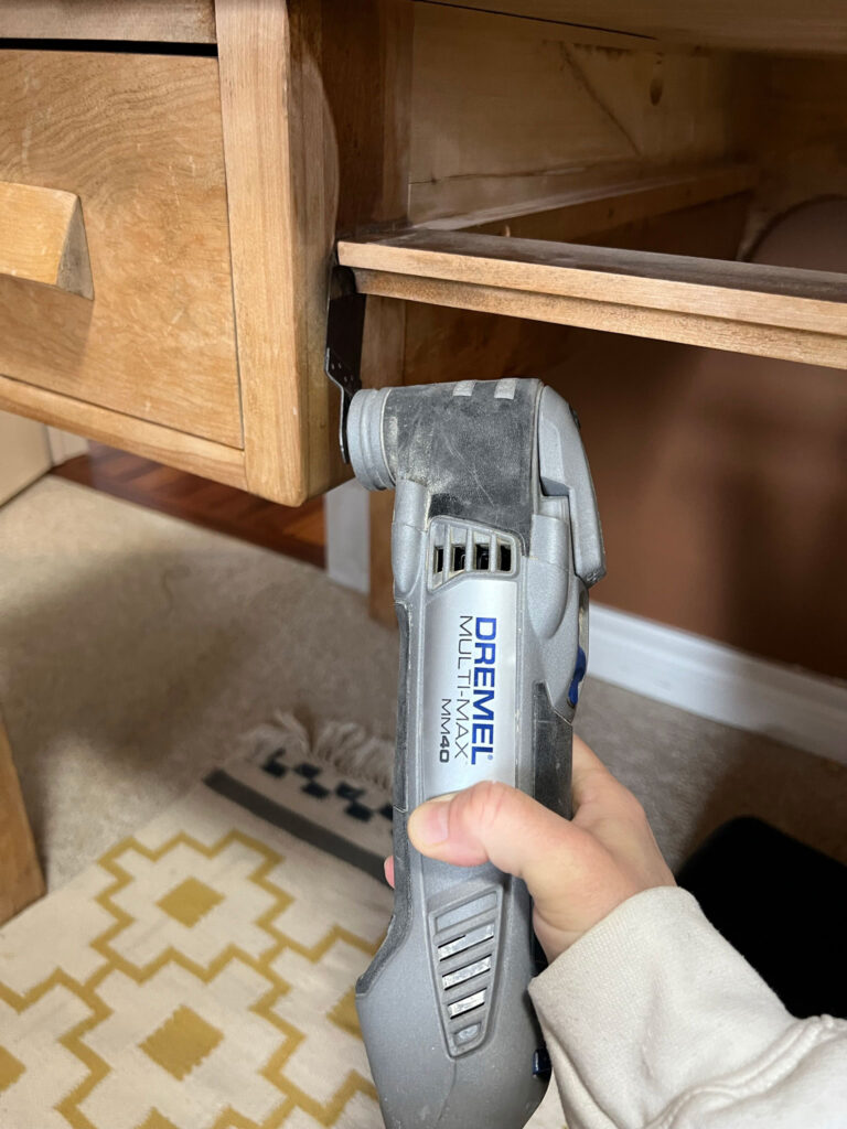 DIY Under Desk Keyboard Tray (in a Drawer!) Erin Zubot Design