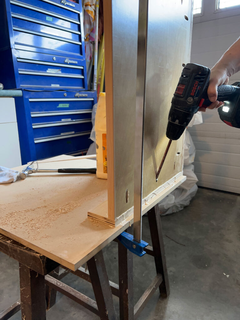 DIY Under Desk Keyboard Tray (in a Drawer!) - Erin Zubot Design