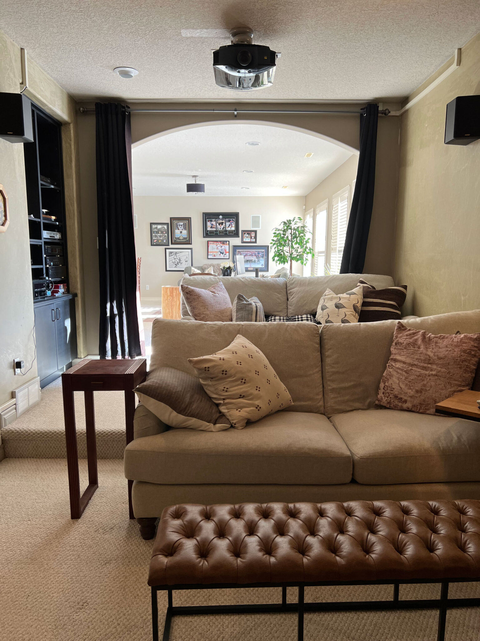 Media Room Makeover! (And Budget Friendly Ideas) - Erin Zubot Design