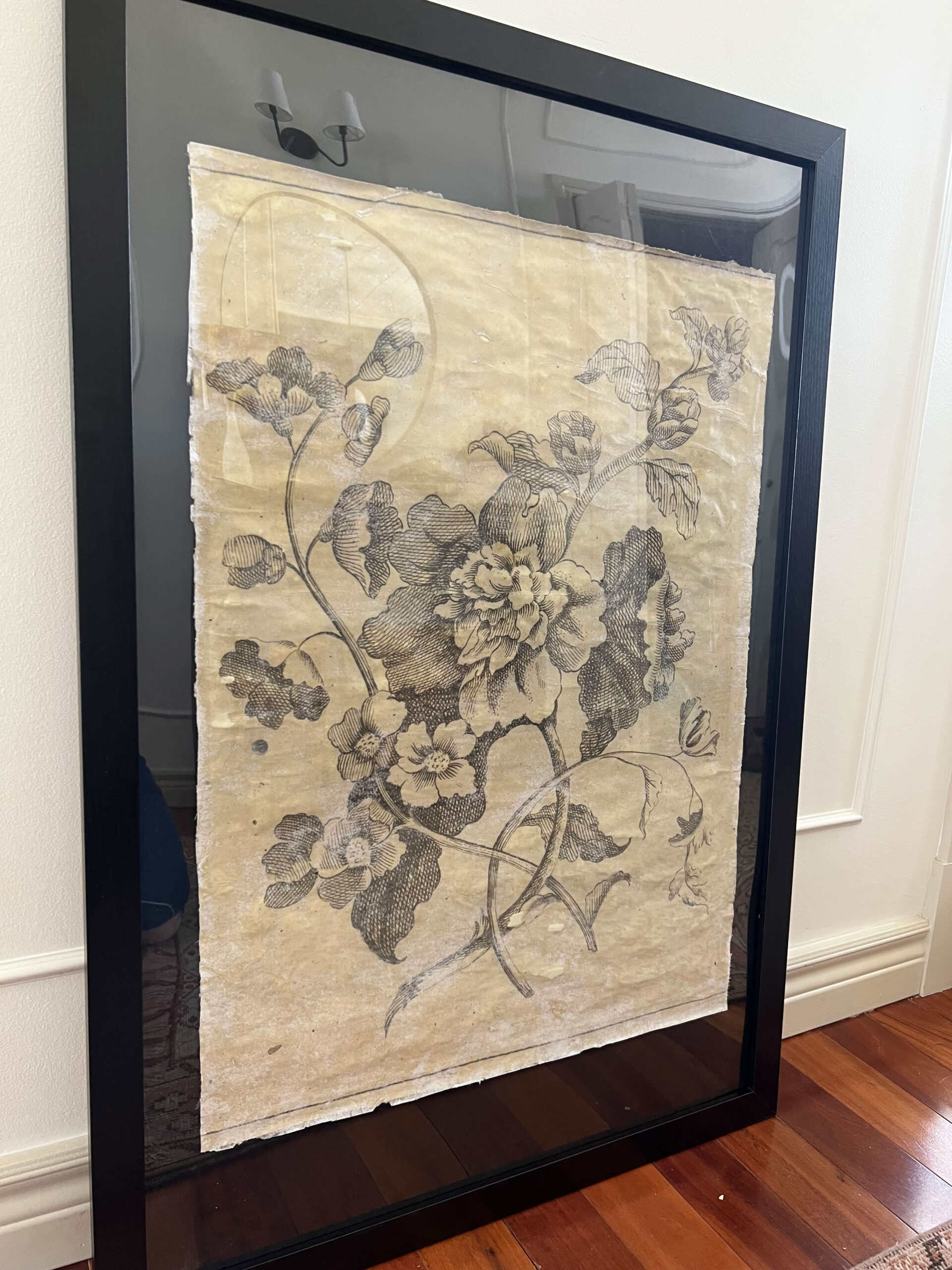 Framing a tapestry sale