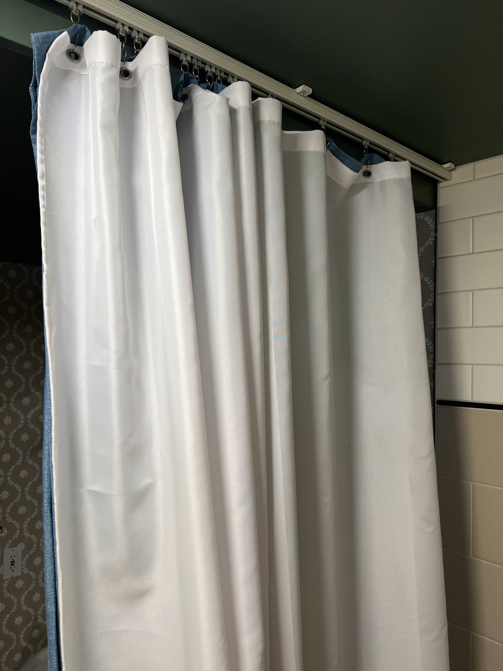 Ceiling Mounted Shower Curtain Rod