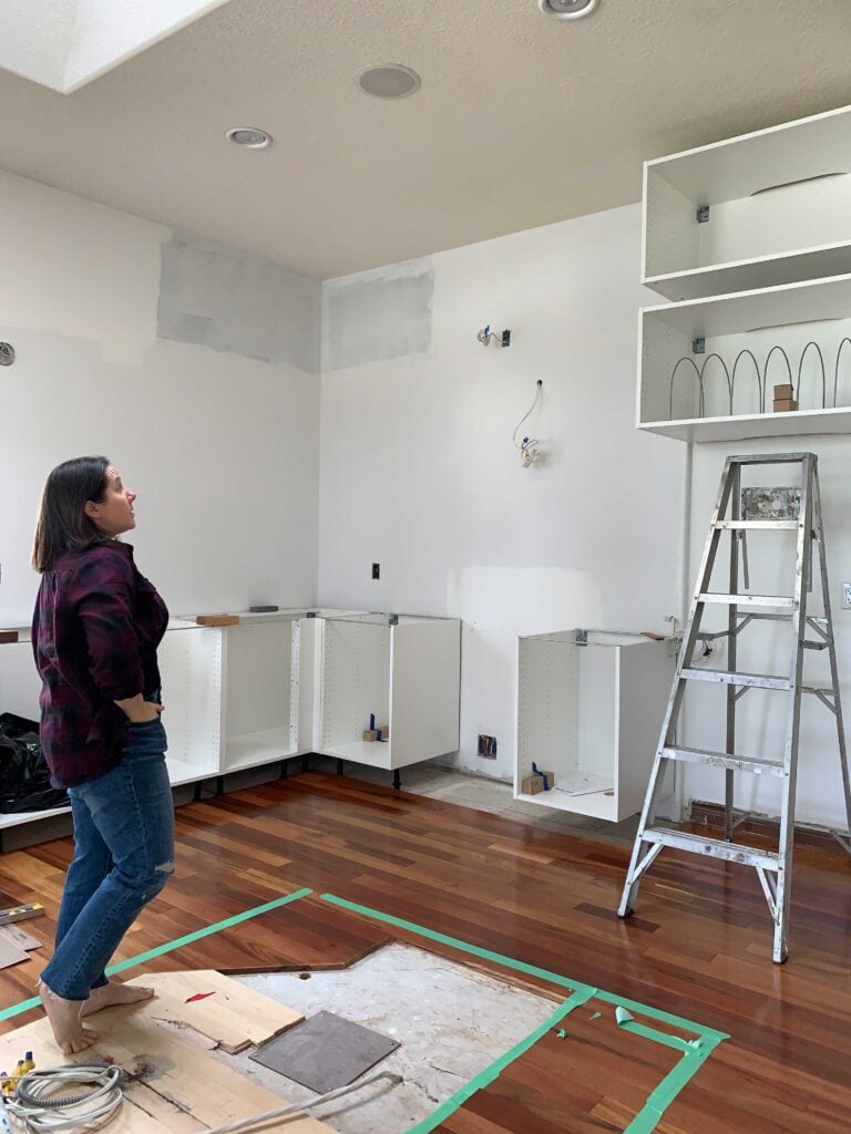 How to Make a Kitchen Island Out of Base Cabinets - Erin Zubot Design