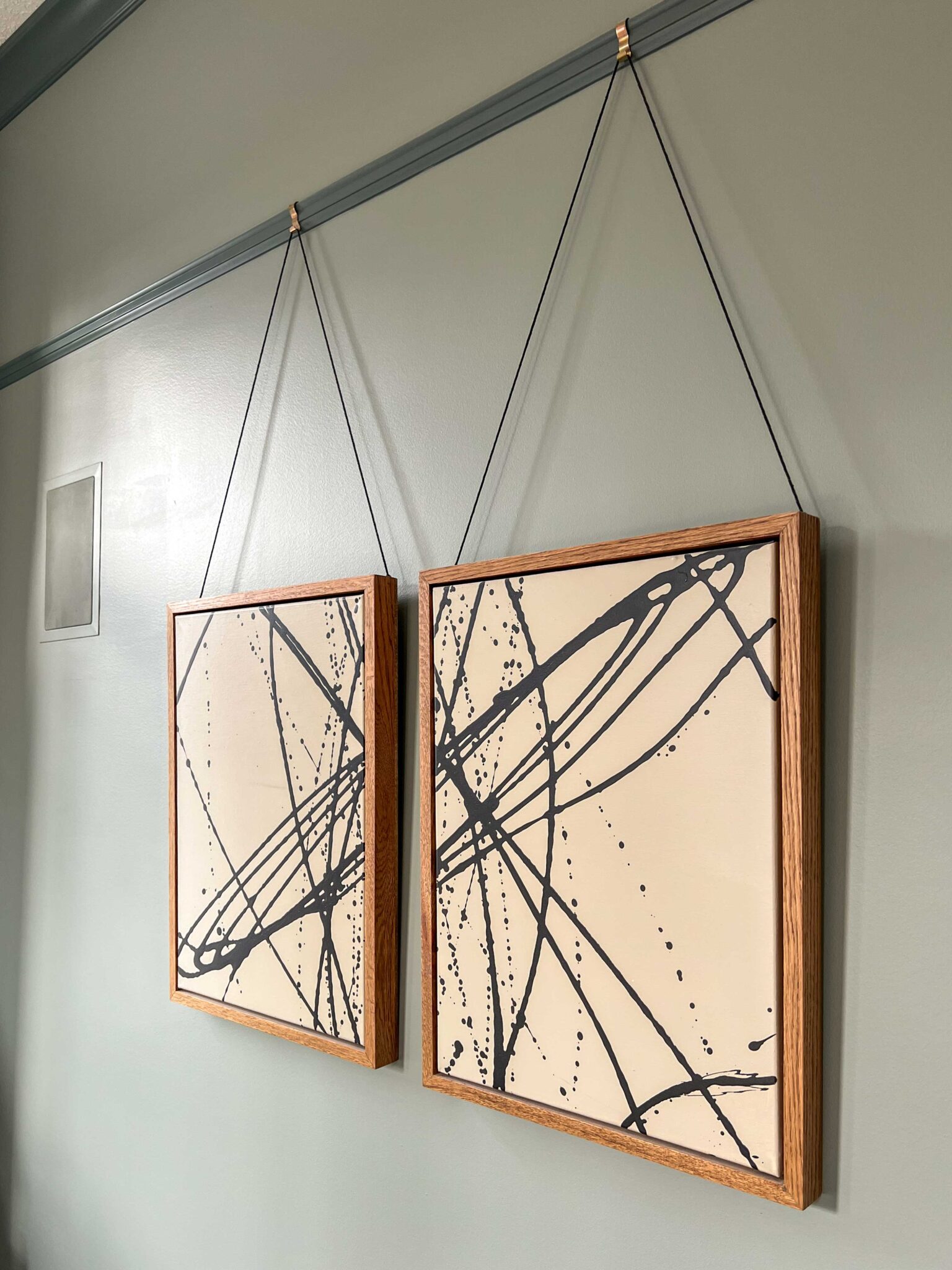 Picture Rail Molding and How to Hang Art from It Erin Zubot Design