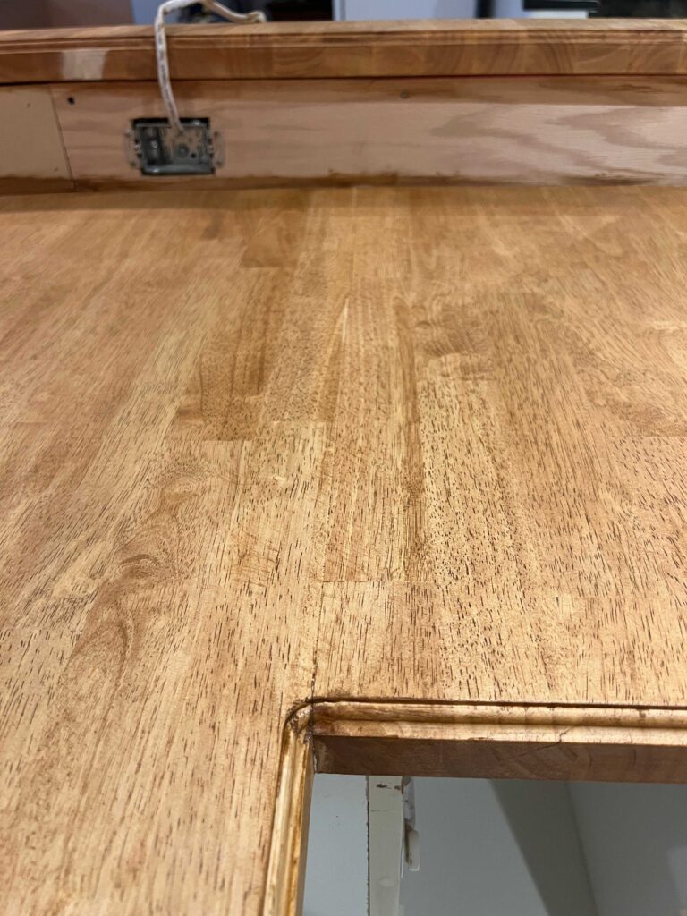 Seamless looking butcherblock