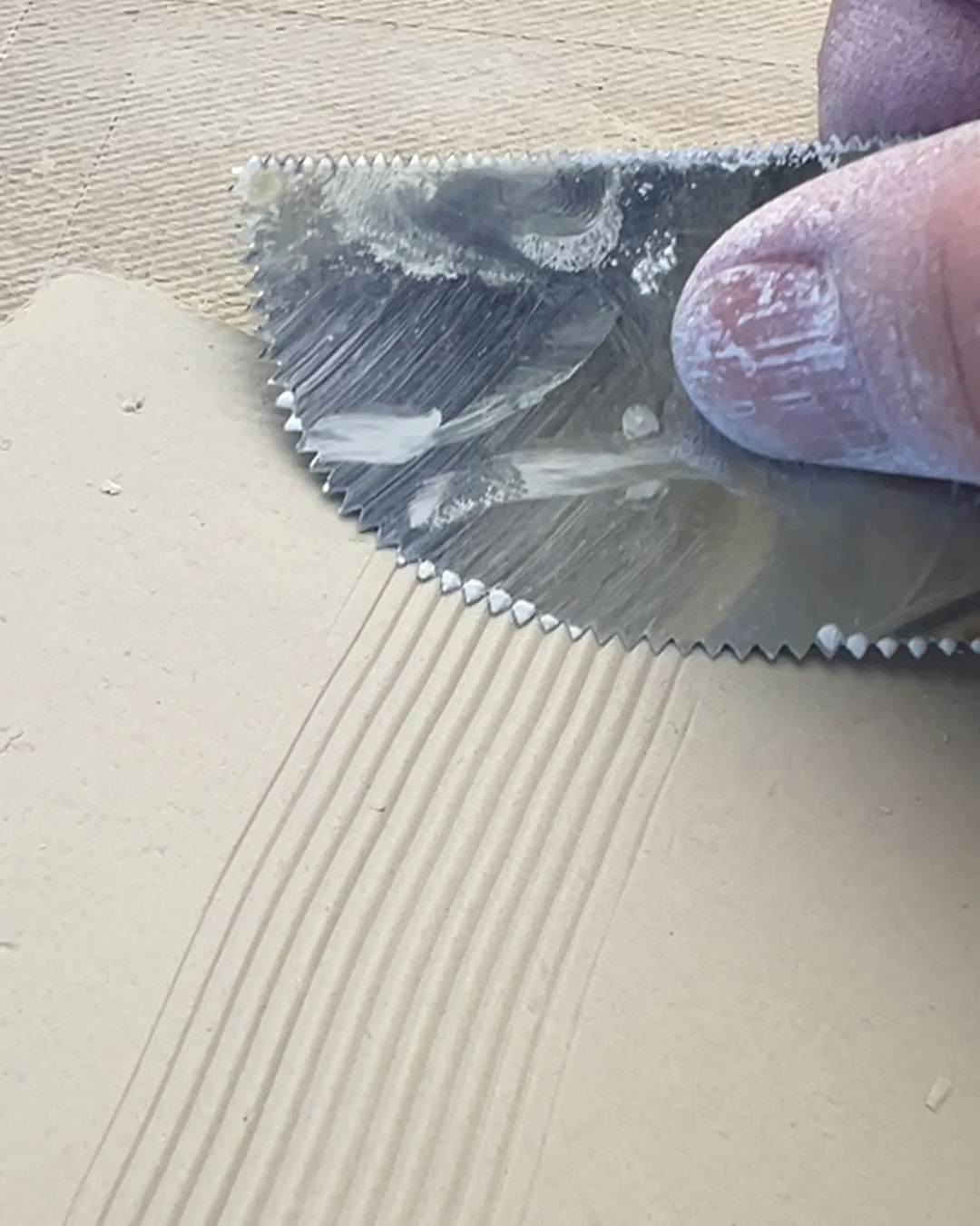 using a texture tool to put textured lines in tile backs