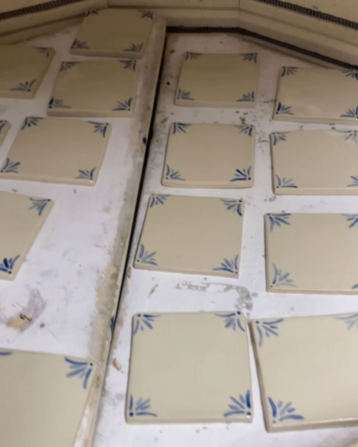 Finished tile after firing