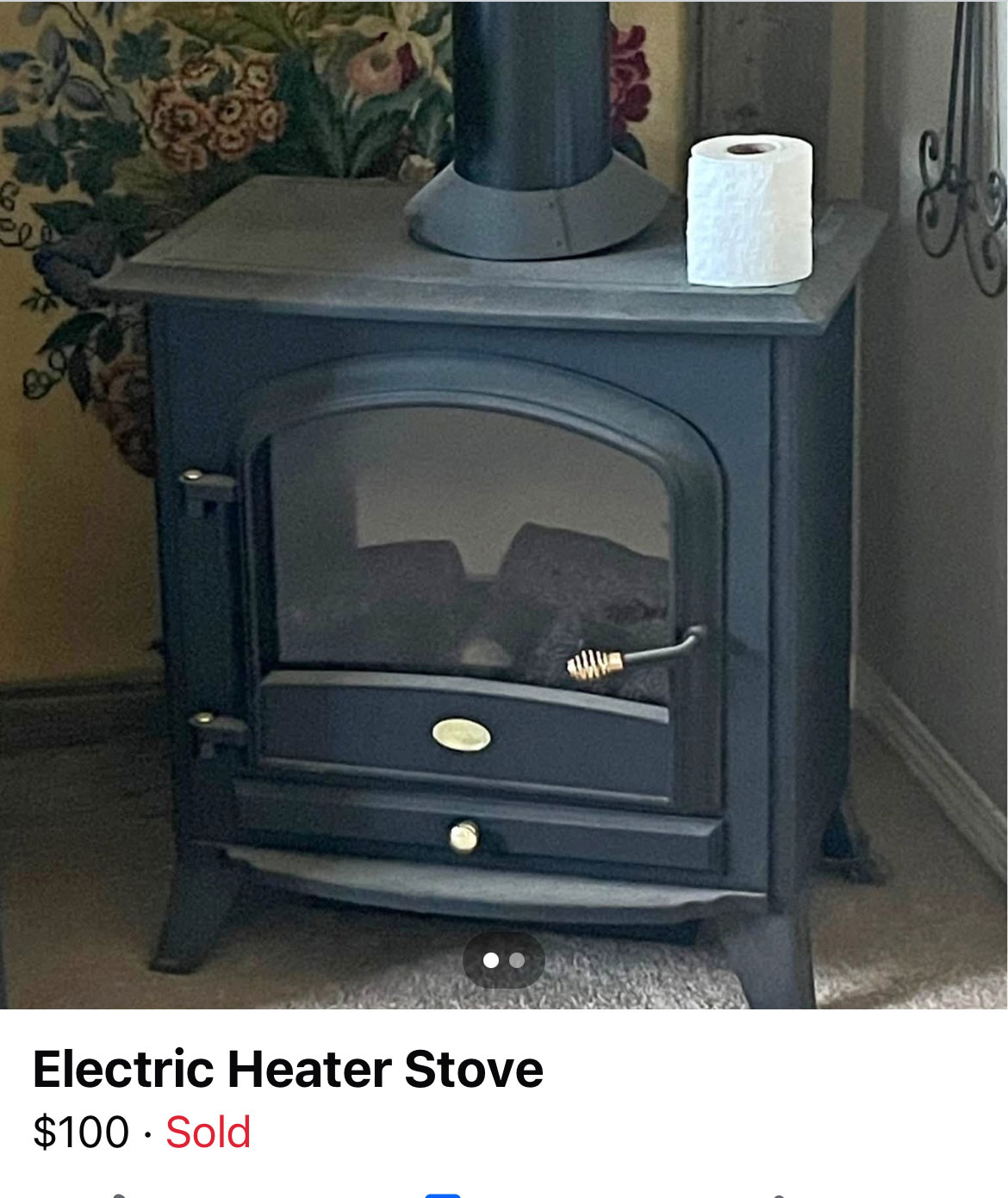 electric fireplace listing