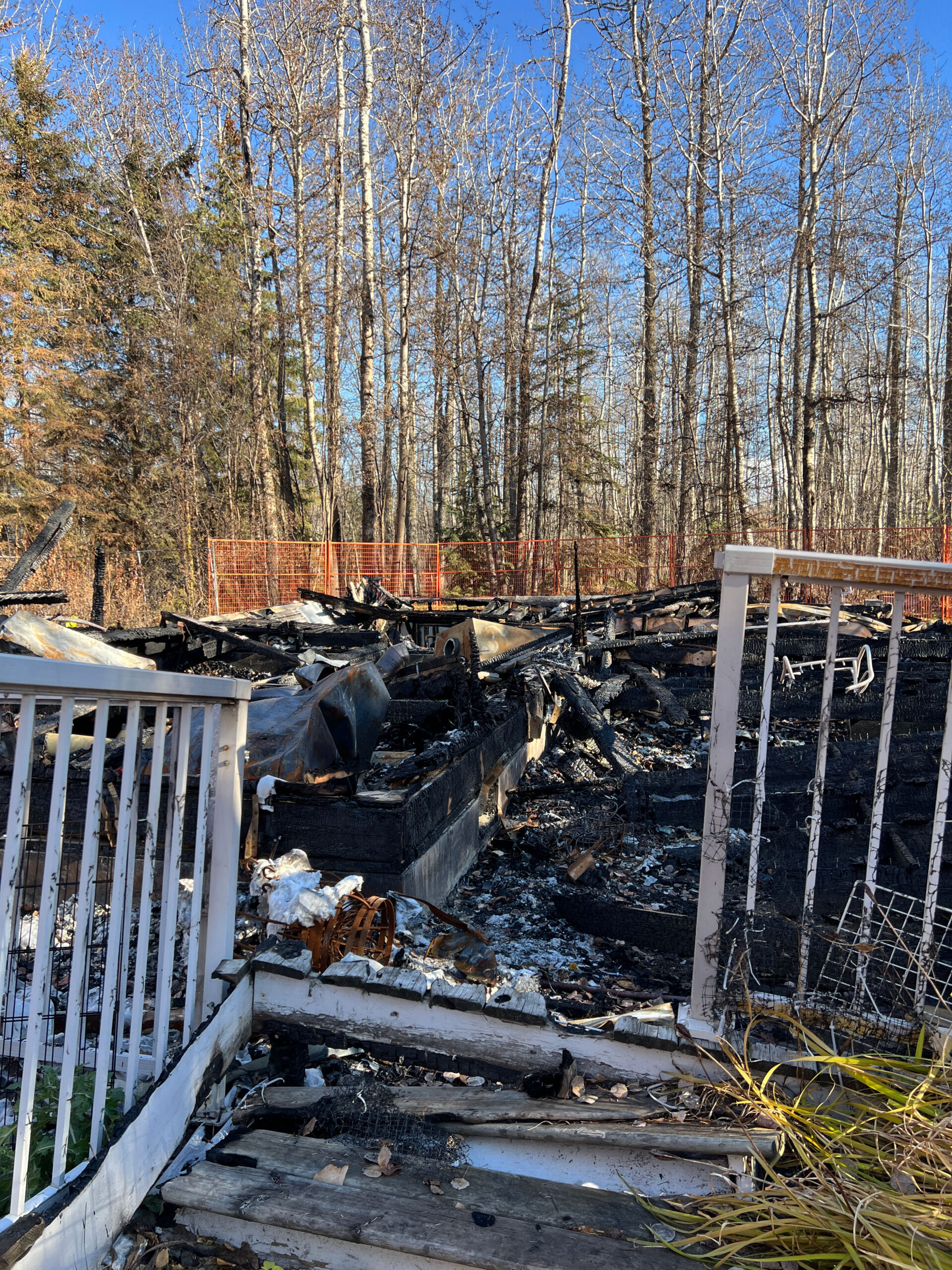 House burned to the ground