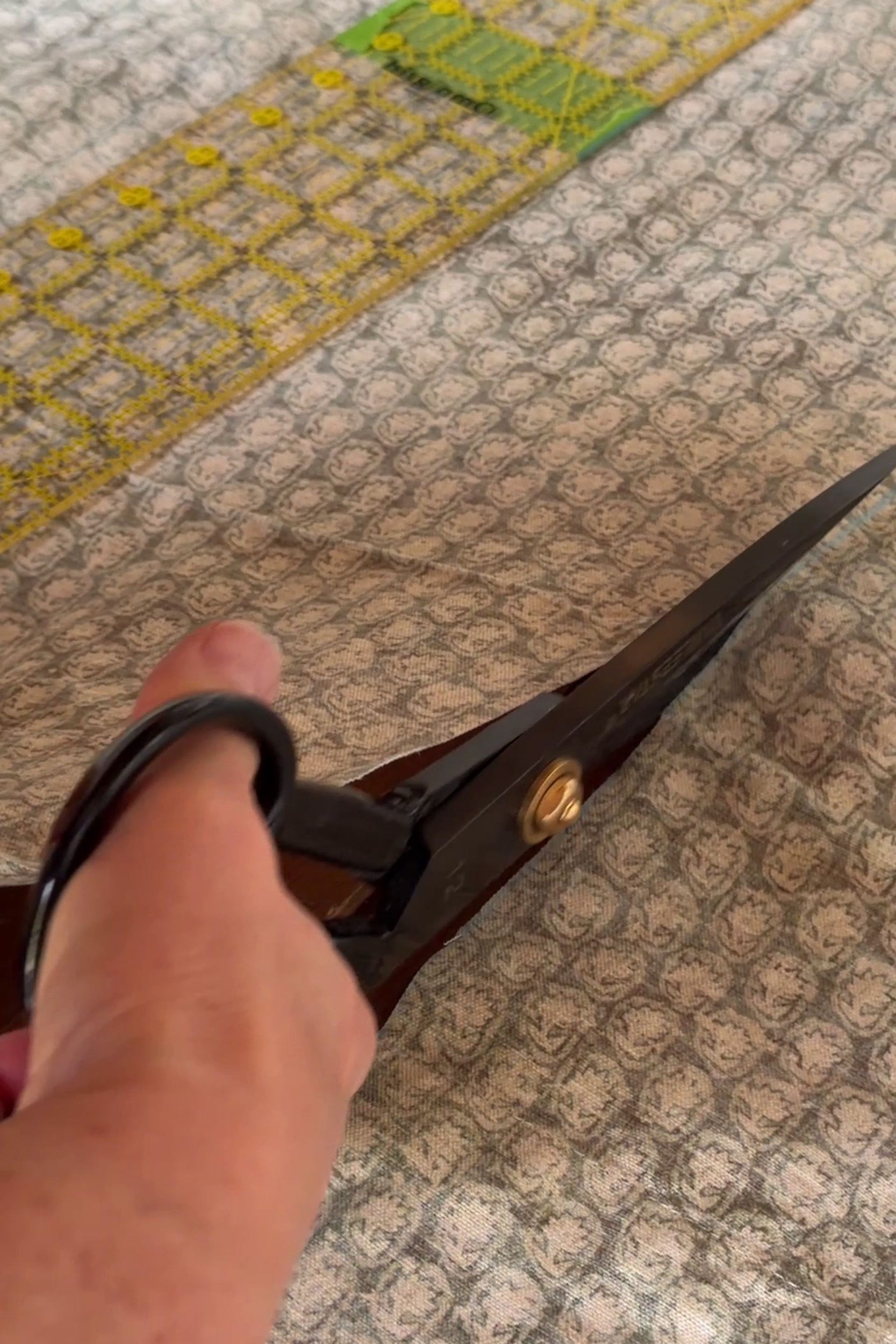Cutting fabric